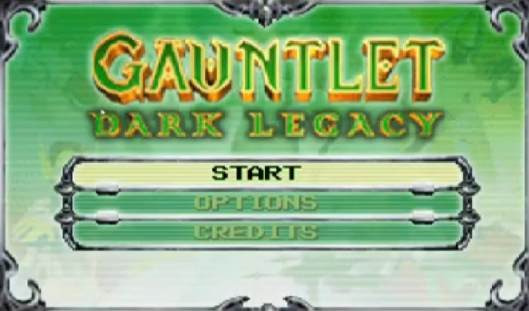 Gauntlet Dark Legacy Title Screen